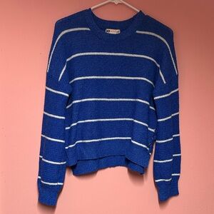 Blue Striped Sweater